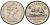 Канада 5 центов 1974 бобр, Елизавета II (1952-) KM 60.1 никель 4189-533