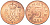 ДАНИЯ 5 ЭРЕ 1978 S; B, МАРГРЕТЕ II (1972-) KM 859.1 железо плакированное медью 3457-1026