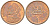 ГРЕЦИЯ 1 ДРАХМА 1990 ПАРУСНИК KM 150 медь 3955-1167
