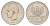 Греция 2 драхмы 1971 Константин II (1966-1973), чёрные полковники KM 99 медно-никель UNC 4670-141