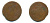 РОССИЯ 1 КОПЕЙКА 1759 медь 61-525