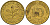 ФРГ 10 пфеннигов 1989 F J. 383, KM 108 сталь плакированная латунью    4603-621