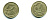 Испания 5 песет 1992 Хуан Карлос I (1975-2014) KM 833 алюминиевая бронза 54-636