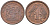ЮАР 1 ЦЕНТ 1992 ДВЕ ПТИЧКИ НА ВЕТКЕ KM 132 сталь плакированная медью UNC 4594-131