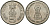 Индия 5 рупий 2001 2600 лет Джина Махавира KM 304 медно-никель UNC 94-323