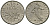 Франция 1/2 франка 1968 сеятель KM 931 никель 4135-651