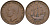 Великобритания 1/2 пенни 1943 Георг VI (1936-1952) KM 844, Spink 4115 бронза 4153-826