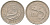 Мальта 10 центов 1986 золотая макрель KM 76 медно-никель 192-1241