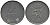 ДАНИЯ 2 ЭРЕ 1958 C; S, ФРЕДЕРИК IX (1947-1972) KM 840.2 цинк 67-154