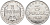 Германия 3 марки 1922 A, третья годовщина Веймарской Конституции KM 29, J.303 алюминий UNC 4587-144