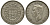 Новая Зеландия 1/2 кроны 1946 Георг VI (1936-1952) KM 11 серебро 272-1121