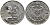 Германия 25 пфеннигов 1912 F KM 18, Weege 12, J.18 никель 93-155