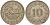 Мальта 10 центов 1972 баржа Великого магистра KM 11 медно-никель 82-535