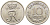 ДАНИЯ 10 ЭРЕ 1970 C;S, ФРЕДЕРИК IX (1947-1972) KM 849,1 медно-никель 201-1229