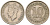 Британская Малайя 10 центов 1950 Георг VI (1937-1952) KM 8 медно-никель 4567-128