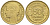 ФРАНЦИЯ 50 САНТИМОВ 1933 ТИП MORLON, OPEN 9, БЕЗ ЯГОДЫ KM 894.1, LE FRANC 192.10 алюминиевая бронза 44-735