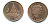 ОСТРОВ МЭН 2 ПЕНСА 2000 PMM AA ПАРУСНИК KM 1037 бронза сталь UNC 04-434