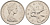 Канада 25 центов 1975 Елизавета II (1952-), олень KM 62b никель 4586-641