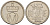 Норвегия 10 эре 1968 пчела, Улаф V (1958-1991) KM 411 медно-никель 66-412