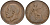 Великобритания 1 пенни 1921 Георг V (1910-1936) KM 810, Spink 4051 бронза 97-321