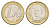 Испания 1 евро 2005 Хуан Карлос I KM 1046 биметалл 4629-357