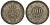 ПОРТУГАЛИЯ 100 РЕЙС 1900 КАРЛОС I (1889-1908) KM 546 медно-никель 77-741