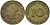 ФРГ 10 ПФЕННИГОВ 1949 J KM 103, J.378 сталь плакированная латунью 98-347