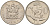ЮАР 50 центов 1970 Зантедеския Эллиота (калла), герб KM 87 никель    4599-442