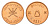 Оман 5 байз 1990 KM 50 бронза UNC 4588-852