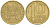 КАЗАХСТАН 10 ТЕНГЕ 2006 KM 25 латунь 211-921