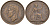 Великобритания 1 пенни 1945 Георг VI (1936-1952) KM 845, Spink 4114 бронза 4117-1231
