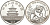 Китай 10 юаней 1990 панда KM 237 серебро BUNC 02-073-43