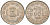 Индия 50 пайс 1984 ромб - Бомбей KM 65 медно-никель UNC 67-1013