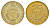 Коста-Рика 25 колонов 2005 KM 229b латунь UNC 4642-924