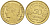 Франция 50 сантимов 1941 тип Морлон KM 894.1, Le Franc 192.18 алюминиевая бронза 201-858