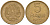 Румыния 5 бань (бани) 1955 KM 83.2 медь цинк никель 4124-1267
