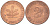 ФРГ 2 ПФЕННИГА 1976 D KM 106a, J.381a сталь плакированная сталь плакированная медьюю 3996-1114