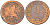 Нидерланды 1 цент 1878 Виллем III (1849-1890) KM 107 бронза 4621-1055