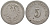 ГЕРМАНИЯ 5 ПФЕННИГОВ 1875 F, СТАРОГЕРБОВКА KM 3, J.3 медно-никель 45-445