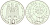 ФРГ 10 марок 1999 J, 50 лет организации защиты детей KM 198 серебро PROOF 04-137-12