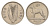 Ирландия 6 пенсов 1961 собака, ирландский волкодав KM 13a медно-никель 4690-336