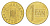 Румыния 1 бан 2010 KM 189 сталь плакированная латунью UNC 4644-1252