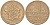 Франция 10 франков 1984 тип Матье KM 940, Le Franc 365.23-24 никель латунь 111-1022