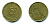БЕЛЬГИЯ 5 ФРАНКОВ 1986 BELGIQUE KM 163 латунь или алюминевая бронза 25-1544