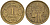 Франция 1 франк 1936 KM 885, Le Franc 219.2 алюминиевая бронза 4142-835
