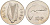 Ирландия 10 пенсов 1980 лосось KM 23 медно-никель XF-UNC 4583-345