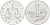 Италия 1 лира 1955 R, весы KM 91 алюминий  UNC  4594-714