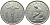 БЕЛЬГИЯ 1 ФРАНК 1928 BELGIQUE KM 89 никель 23-942