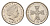 Остров Мэн 5 пенсов 2001 KM 1038 медно-никель UNC 4649-1052