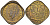 Британская Индия 1/2 анна 1942 Георг VI (1936-1952) KM 534b никель-латунь UNC 94-833